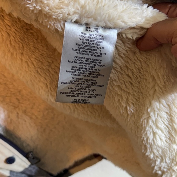 Levi's Navy and Tan Plaid Shirt Jacket - Picture 5 of 9